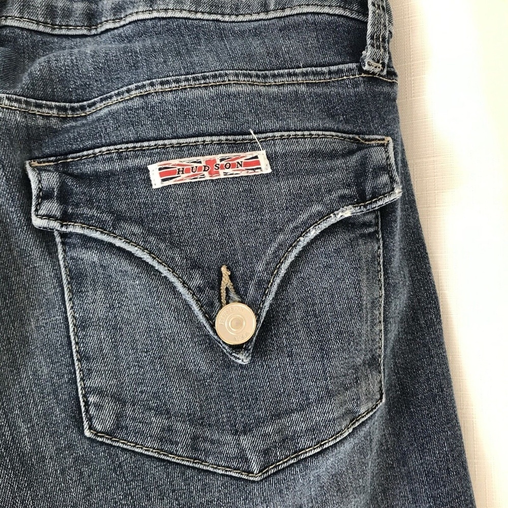 Hudson Collin fra jeans Rolled Hem Flap Pocket Size 26 - Picture 11 of 13